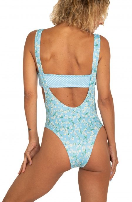 Pin Up Stars Costume Intero Con Fascia Stampa Provenzale Fino Al -60%