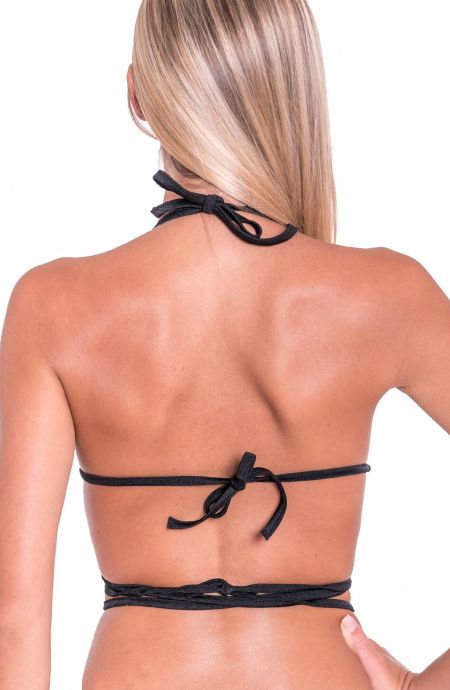 Pin Up Stars Top Bikini Imbottito Fisso Push-Up Velvet Lamina Fiorellini Offerta