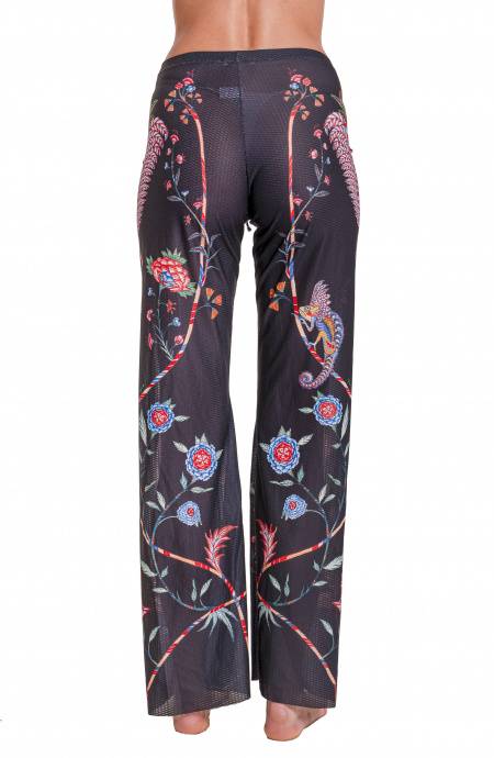 Pin Up Stars Pantalone Rete Stampa Camaleonte Soddisfazione Garantita