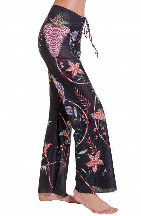 Pin Up Stars Pantalone Rete Stampa Camaleonte Soddisfazione Garantita