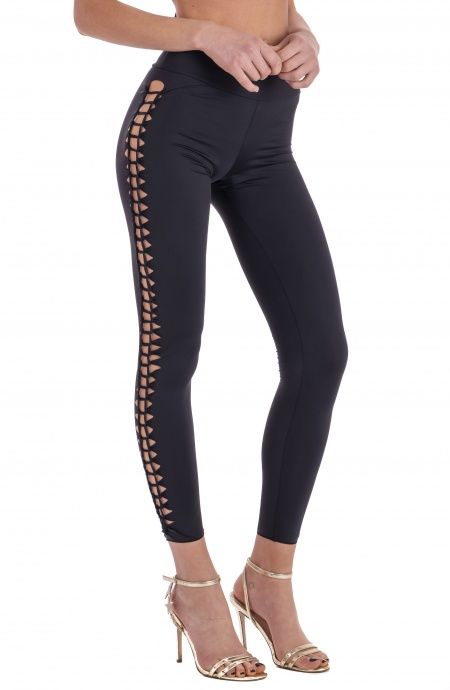 Pin Up Stars Leggins Laserato Tinta Unita Acquista Ora