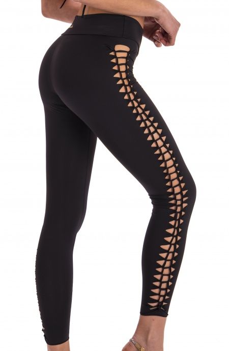 Pin Up Stars Leggins Laserato Tinta Unita Acquista Ora