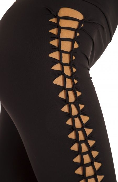 Pin Up Stars Leggins Laserato Tinta Unita Acquista Ora