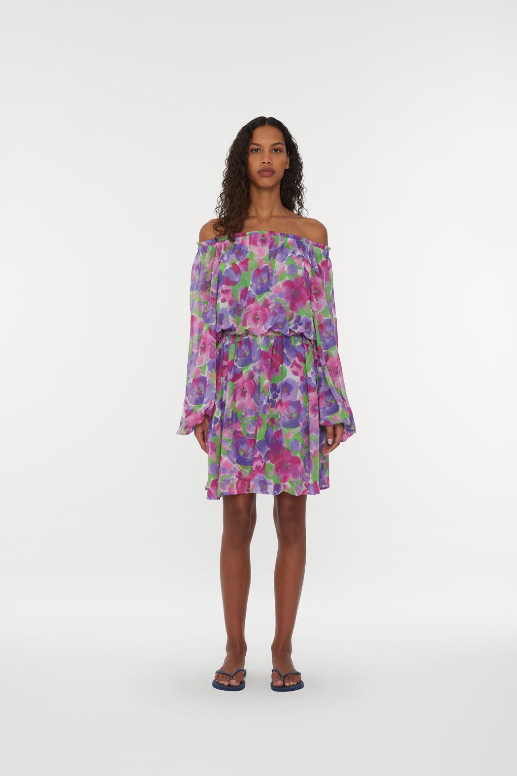 Reina Olga Light Flowy Mini Dress Online