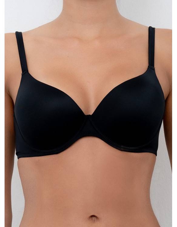 Lormar Reggiseno Balconcino Imbottito in microfibra - Mousse Saldi Di Fabbrica