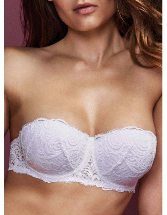Lormar Reggiseno Fascia imbottita in pizzo leavers - Frizzante Fascia 2025