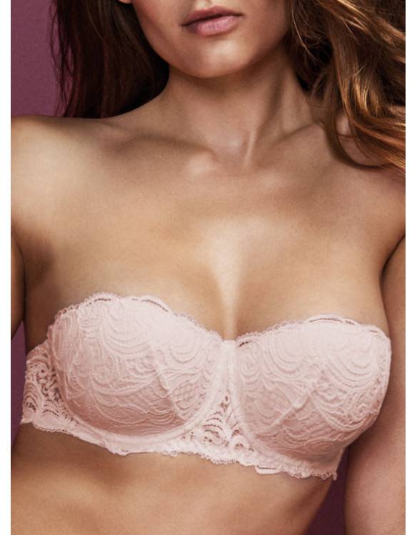 Lormar Reggiseno Fascia imbottita in pizzo leavers - Frizzante Fascia 2025