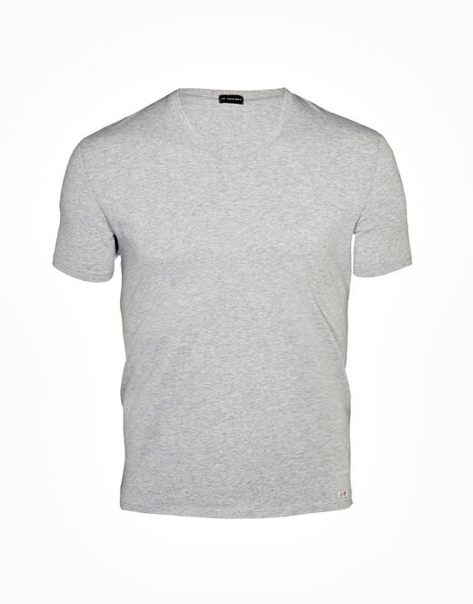 Lovable T-Shirt uomo con scollo a V profondo Supima Premium Cotton, grigio melange Convenienza