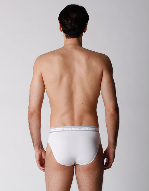 Lovable Slip bipack uomo in cotone biologico, bianco Presa