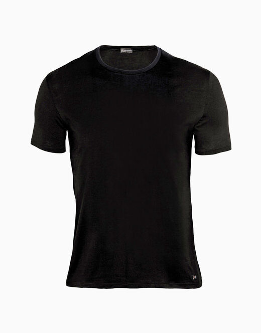 Lovable T-shirt girocollo Supima Premium Cotton in cotone elasticizzato, nero In Vendita