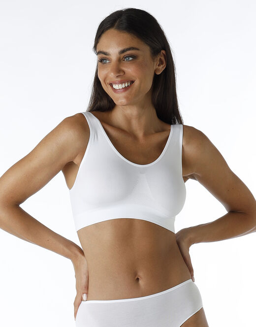 Lovable Reggiseno brassière yoga Active Comfort a basso impatto, bianco Vendite Flash