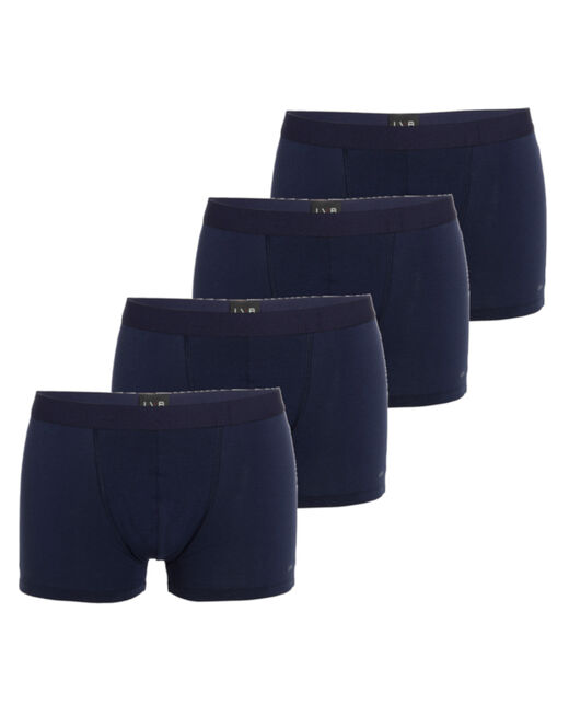 Lovable Boxer in cotone elasticizzato, confezione x4 blu Vendita