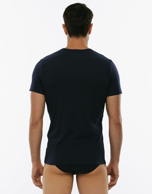 Lovable T-Shirt girocollo Cotton Stretch in cotone elasticizzato, blu Acquista Ora