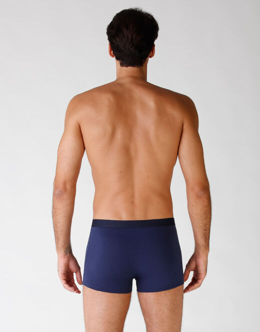 Lovable Bipack boxer in cotone elasticizzato, blu Presa