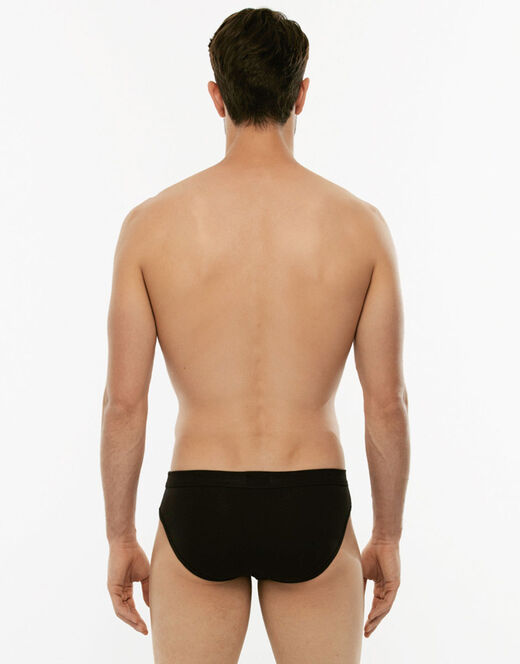 Lovable Slip mini BiPack Cotton Stretch in cotone elasticizzato, nero Saldi Di Fabbrica