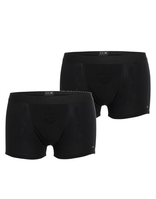 Lovable Bipack boxer in cotone elasticizzato, nero Vendite Flash
