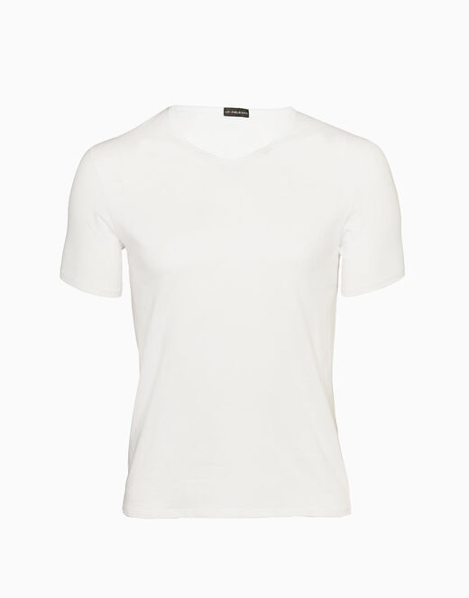 Lovable T-shirt 100% cotone Pure Cotton con scollo a V, bianco Affare Del Giorno