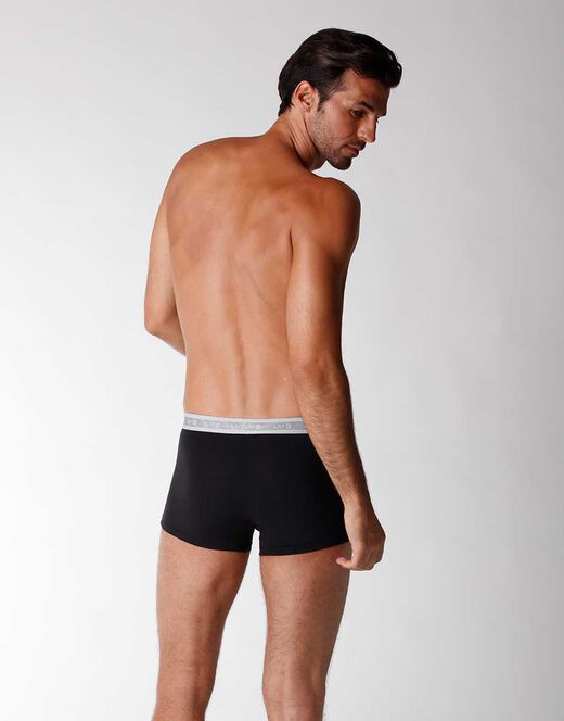Lovable Bipack boxer uomo 3D Evolution in cotone e lycra, nero Prezzo Ridotto