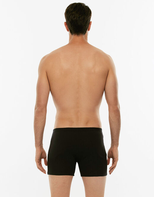Lovable Boxer parigamba Bipack in 100% cotone Pure Cotton, nero Convenienza
