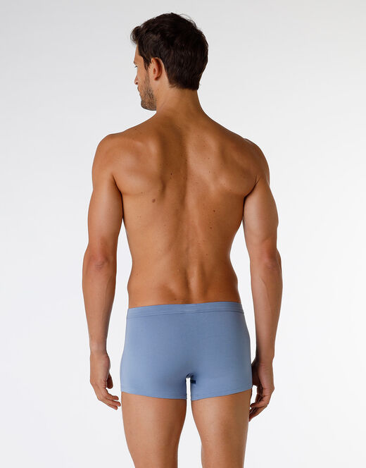 Lovable Boxer Enriched Plain Cotton Modal in cotone e modal, azzurro polvere Presa