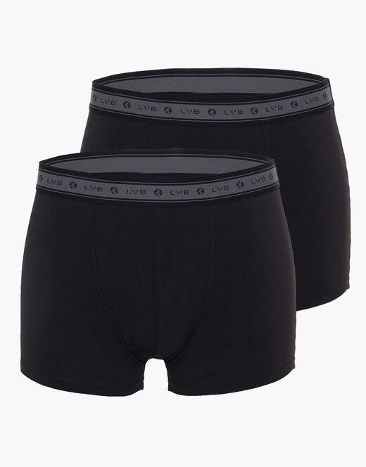 Lovable Boxer bipack uomo in cotone biologico, nero Sconto
