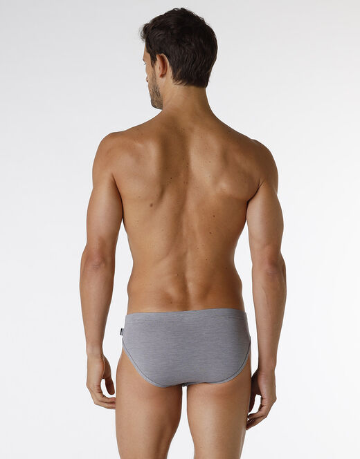 Lovable Slip Micromodal Fil a Fil, grigio melange In Vendita