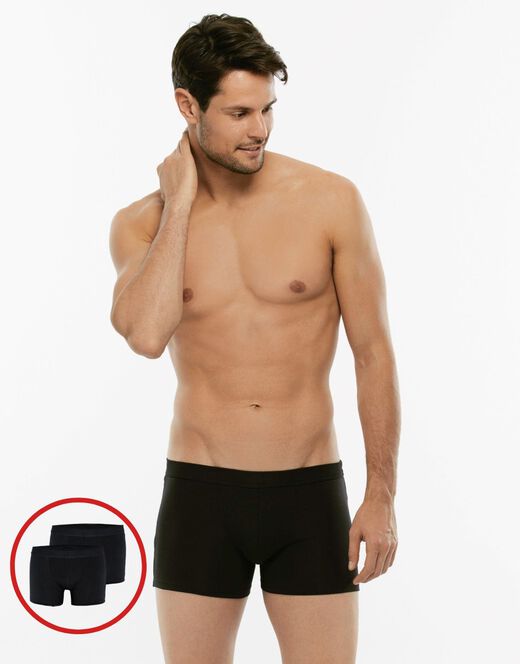 Lovable Boxer Bipack Cotton Stretch In cotone elasticizzato, nero