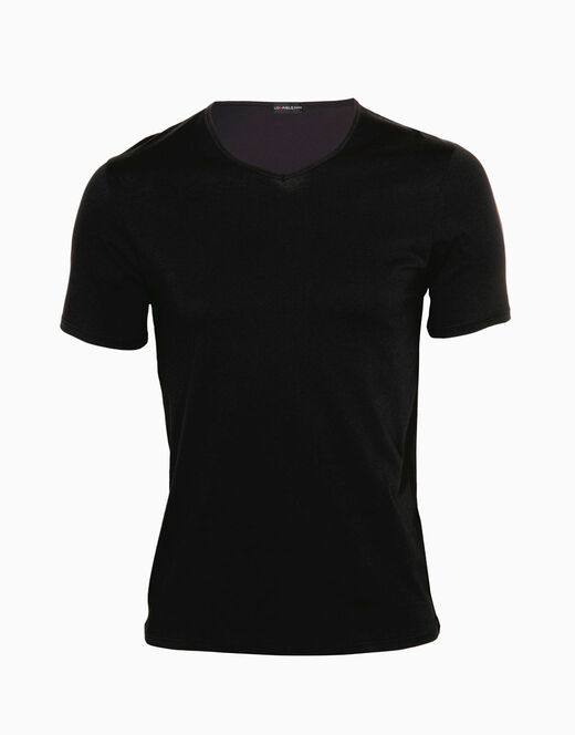 Lovable T-shirt 100% cotone Pure Cotton con scollo a V, nero Moda