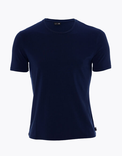 Lovable T-shirt Rephined Cotton Modal, blu navy 2025