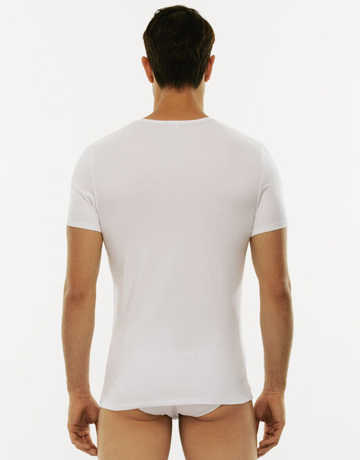 Lovable T-Shirt girocollo Cotton Stretch in cotone elasticizzato, bianco Italy