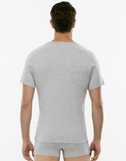 Lovable T-shirt girocollo 100% cotone Pure Cotton, grigio melange Italia