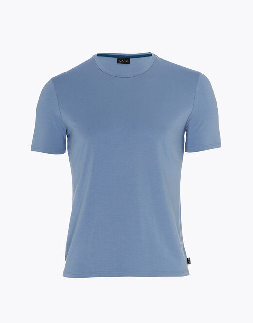 Lovable T-Shirt girocollo in cotone e modal, azzurro polvere Affare Del Giorno