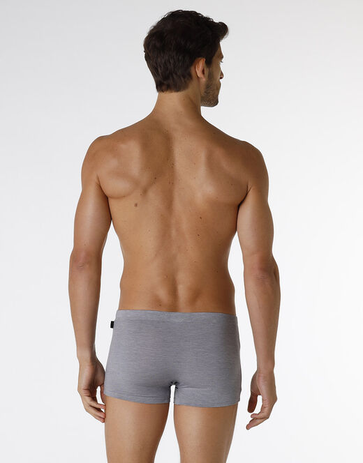 Lovable Boxer Micromodal Fil a Fil, grigio melange Sottocosto