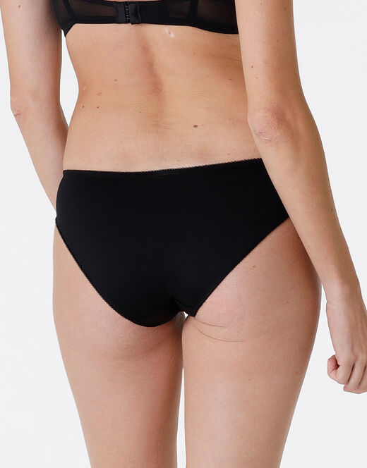 Lovable Slip Sophisticated Lace in pizzo e microfibra, nero Spedizione Gratuita