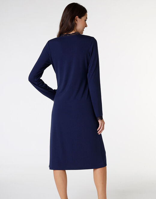Lovable Camicia da notte in jersey, blu Shopping Online