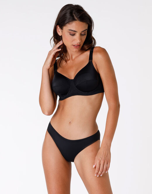 Lovable Reggiseno ferretto senza imbottitura Shaping in microfibra, nero Saldi
