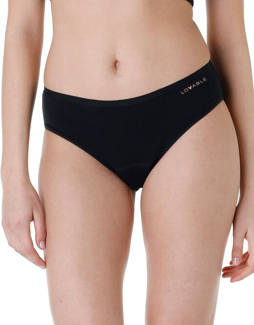Lovable Slip assorbente lavabile in cotone elasticizzato, nero Hotsell