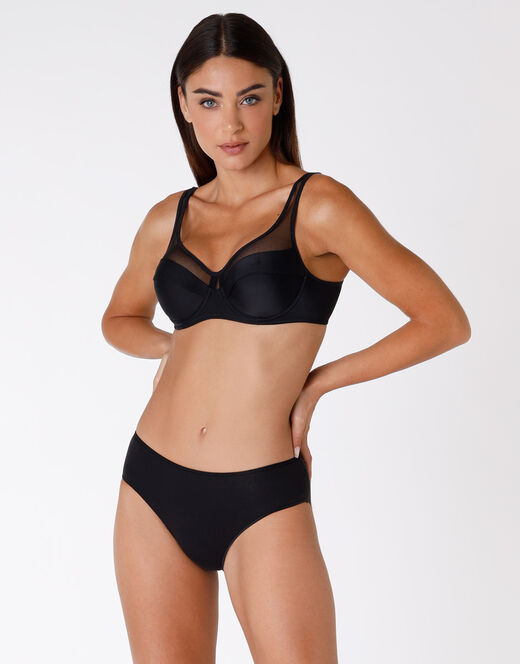Lovable Slip midi Invisible Cotton nero in cotone. Massima invisibilità Nuova