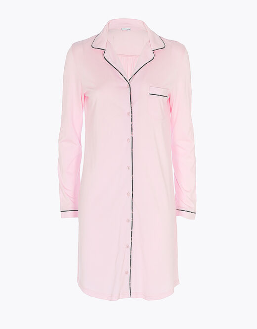 Lovable Camicia da notte in jersey di cotone modal, rosa Italy