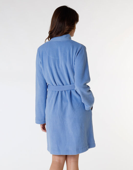 Lovable Vestaglia aperta in pile, azzurro ortensia Promozione