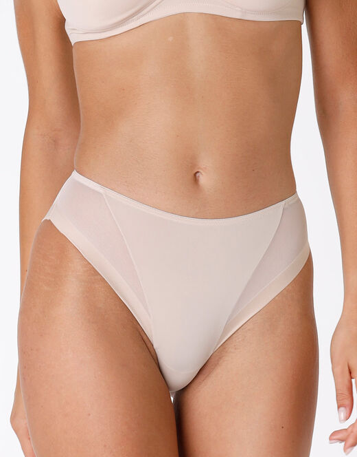 Lovable Slip midi sgambato Invisible Ultralight skin in microfibra e tulle. Massima invisibilità Sconto