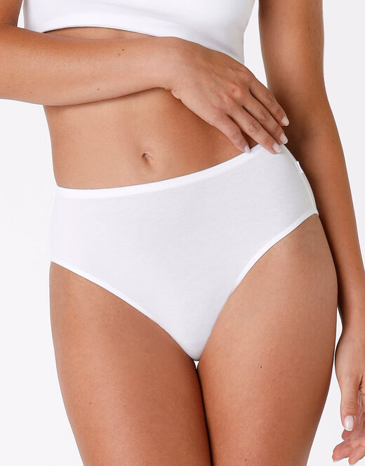 Lovable Slip midi Lovely bianco in cotone modal vellutato Saldi