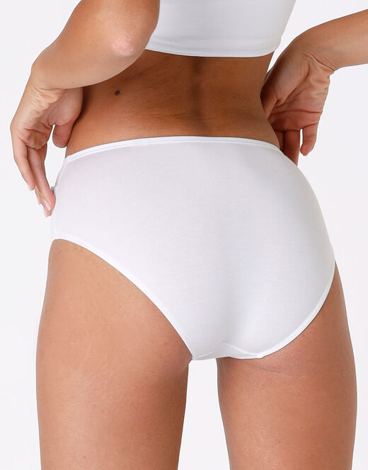 Lovable Slip midi Lovely bianco in cotone modal vellutato Saldi