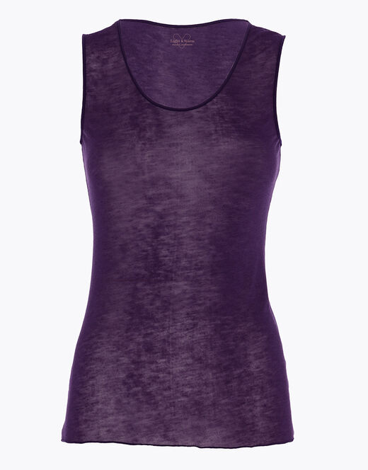 Lovable Canotta liscia Donna Light & Warm Modal misto Cashmere, tornado scuro Promozione