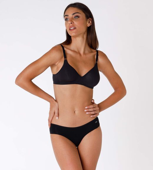 Lovable Bipack reggiseni senza ferretto Cotton Line in cotone, nero Promozione Limitata