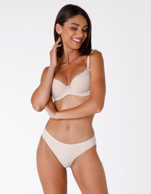 Lovable Reggiseno ferretto balconette leggermente imbottito Sensual Touch skin, in morbida microfibra. Comfort estremo Offerta