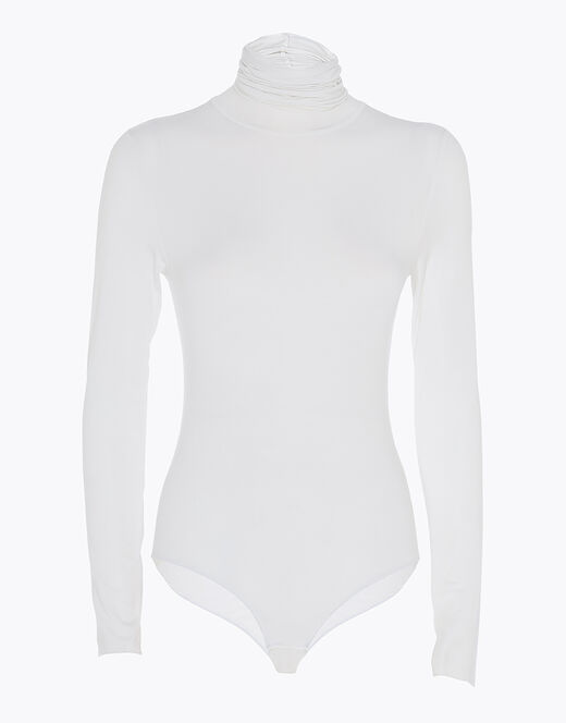 Lovable Body a collo alto e manica lunga in modal, bianco Vendita