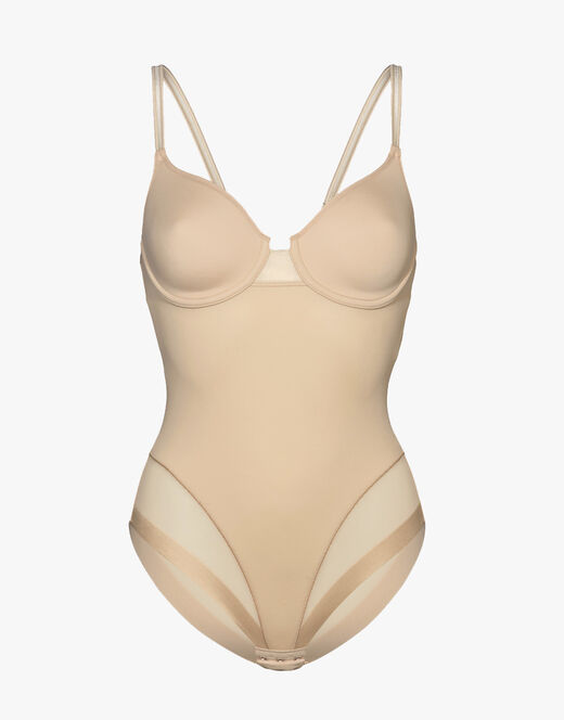 Lovable Body contenitivo con ferretto in microfibra e tulle Millenium Equilibre, skin Acquista Ora
