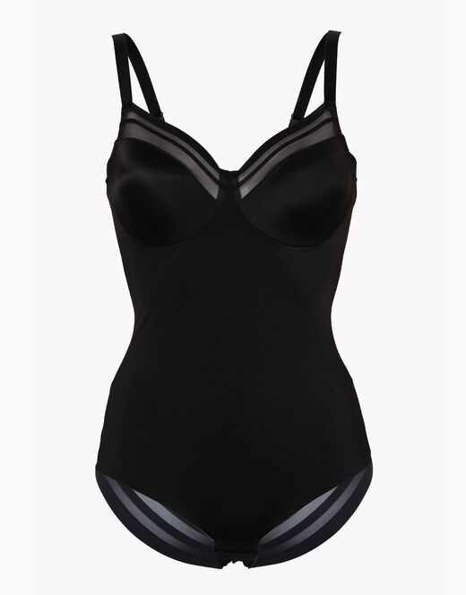 Lovable Body ferretto Shaping New Fit in microfibra Alto sostegno e invisibilità, nero Promozione Limitata