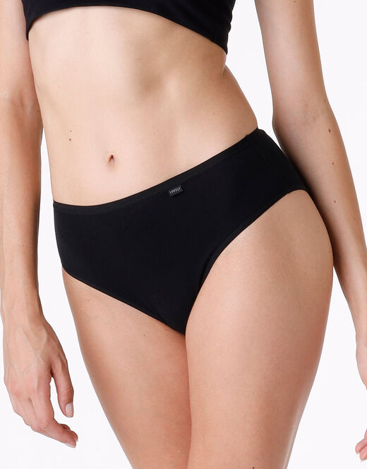 Lovable Slip midi lovely in cotone modal, nero Vendite Flash